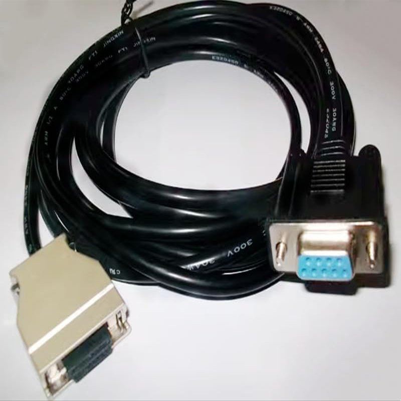 CIF01-CAB0 for Text Display OP Series Connecting to CPM1A CPM2A CQM1 CPM1 and Other Series PLC Communication Cable Black 3m