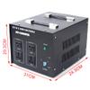 8000W Voltage Converter, Transformer Step Up/Down 110V/220V Heavy Duty Voltage Converter USB Transformer Power Converter Circuit Breaker view 4