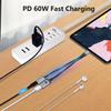 USB C to Lightning Audio Adapter with Type C Charging, USB C Male to Lightning Female Headphones Converter & PD 60W Charging Dongle Compatible with iPad Pro 2020/2021, MacBook, Galaxy S23 S22 S21 view 3