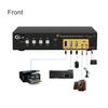 CKLau Quad Monitor Displayport KVM Switch MST, 2 DP in 4 DP Out, 4K60Hz 2K@144Hz 2 Computers 4 Monitors Switcher with Cables, Audio, Microphone and USB 3.0 Hub Supports Hot Key Switching view 2
