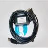 USB-DOP for DOP Touch Panel A-Series B-Series USB to 9-pin COM Port, Programming Cable, Indicator Light, Support WIN7 XP and Other Operating Systems Black 3 Meters view 1