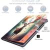 Case for iPad Air 4th / 5th Generation 10.9" 2020/2022, iPad Pro 11(2022/2020/2021/2018) and iPad Air 4/5, Slim Folding Stand Cover with Auto Wake/Sleep, Deer with Flowers view 3