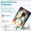 Case for iPad Air 4th / 5th Generation 10.9" 2020/2022, iPad Pro 11(2022/2020/2021/2018) and iPad Air 4/5, Slim Folding Stand Cover with Auto Wake/Sleep, Deer with Flowers view 4