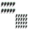 CHANZON 10 Pairs Male and Female + 10 Pcs Male 12V DC Power Jack Connector 5.5mm x 2.1mm 24V Socket for Led Light Strip CCTV Security Camera Cable Wire Ends Plug Barrel Adapter view 1