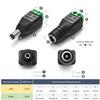 CHANZON 10 Pairs Male and Female + 10 Pcs Male 12V DC Power Jack Connector 5.5mm x 2.1mm 24V Socket for Led Light Strip CCTV Security Camera Cable Wire Ends Plug Barrel Adapter view 3