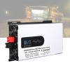 5000W 6000W 8000W 10000W 12000W Pure Sine Wave Inverter 12V/24V/48V/60V/72V Dc to Ac 110V-240V Car Converter Power Inverter with LCD Display and Cooling Fans,12000W-72V view 1