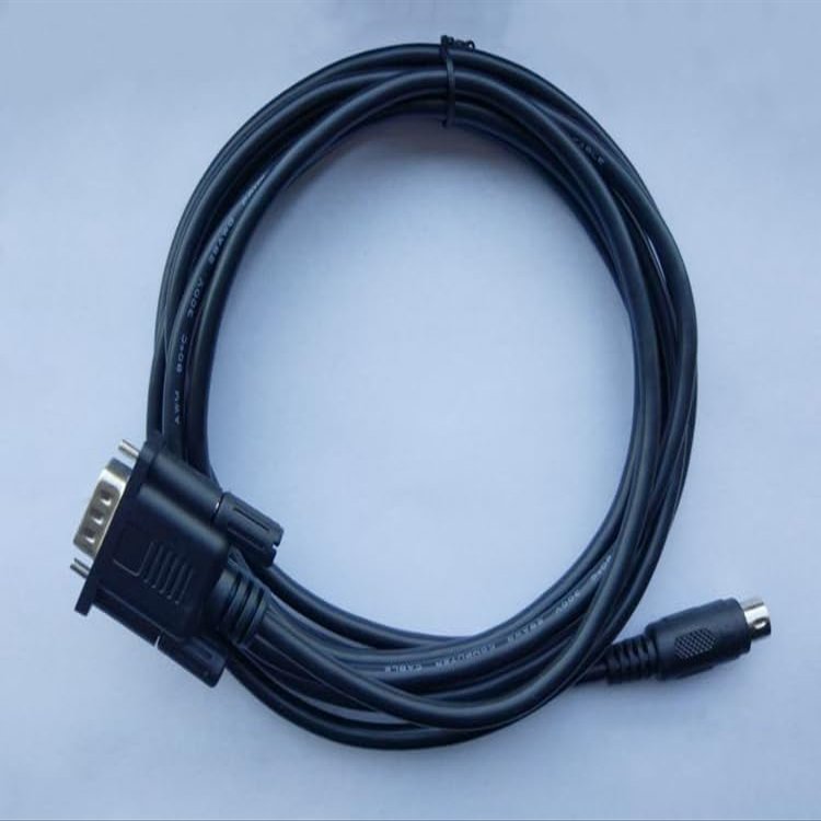 for DOP-DVP PLC Communication Cable DOP Touch Panel A Series, B Series Connections DVP Series Communication Cable Black 2m