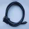 for DOP-DVP PLC Communication Cable DOP Touch Panel A Series, B Series Connections DVP Series Communication Cable Black 2m view 1