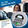 KLIM Nomad - New Version - Portable CD Player Walkman with Long-Lasting Battery - with Headphones - Radio FM - Compatible MP3 CD Player Portable - TF Card Radio FM Bluetooth - Ideal for Cars - Grey view 3