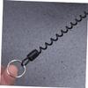 FAVOMOTO 18pcs Retractable Elastic Ropes Keychains -Lost Phone Spring Security Gear for Outdoor Activities Fishing Camping and Hiking view 3
