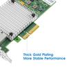 10Gb PCI-E NIC Network Card for Intel X550-T2, Dual RJ45 Ports with Intel Ethernet Controller X550-AT2, PCI Express 3.0 X4 LAN Adapter Supports Windows Server/Linux/VMware view 4