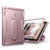 Dexnor for iPad 9.7 Inch 6th /5th Generation(2018/2017), [Built in Screen Protector & Kickstand] with Pen Holder Heavy Duty Shockproof Full Body Protective Cover for iPad 6th Generation Case-Pink view 1