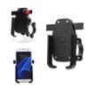 FAVOMOTO 1pc Bike Phone Holder Adjustable Motorcycle Handlebar Mount Rotation Cellphone Support for Navigation Compatible All Smartphones Easy Installation view 4