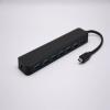 GXMRHWY Docking Station Type C to 7-in-1 USB3.0 HUB with BC Fast Charge External Power Hole view 1