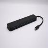 GXMRHWY Docking Station Type C to 7-in-1 USB3.0 HUB with BC Fast Charge External Power Hole view 2