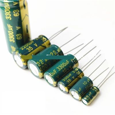 ZCERA 2-50PCS 35V 50V 63V 80V 100V 160V 200V 250V high Frequency Low Aluminum Capacitor 1UF 2.2UF 4.7UF 10UF 22UF 47UF 68UF 100UF (Size : 35V10000UF 18X35 2PC)