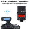 Godox TT350 Mini Thinklite TTL Flash for Canon Cameras (TT350C)  2.4G Wireless, GN36, 1/8000s HSS Speedlite with Diffuser & Filter view 3