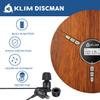 KLIM Discman Portable CD Player with Headphones, Built-in Battery - New Version - CD Players for Home, Car - Compatible w/SD Card, CD-R, CD-RW, MP3, WMA - 5 EQ Effects - Wood view 3