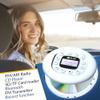 KLIM Journey + Portable CD Player Walkman with Long-Lasting Battery + New + w/Headphones + Radio FM + Compatible MP3 CD Player + SD Card, FM Transmitter, Bluetooth + Ideal for Cars - White view 2