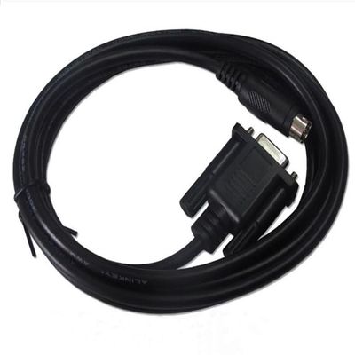 Suitable for TK6070/MT6000/8000-DVP PLC Communication Cable TK6070/MT6000/8000 Series Touch Screen Connection DVP Series Connection Communication Cable Black :3m