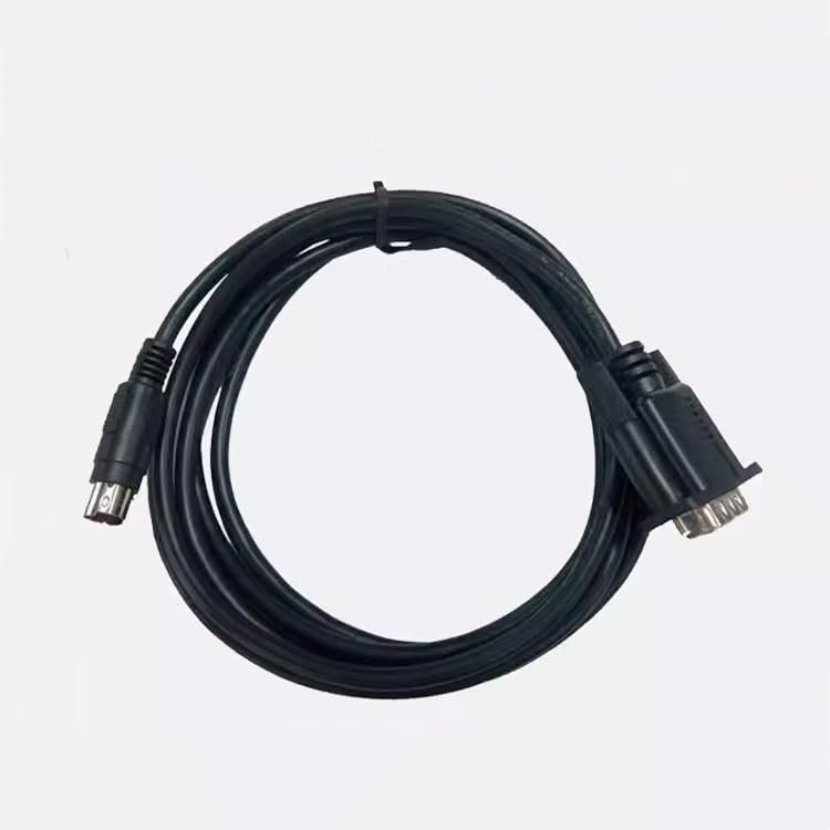 Suitable for Smart700-FX PLC Communication Cable Smart700-FX Smart1000 HMI Touch Panel Connection FX Full Series Black : 5m