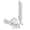 8Bi External 4G LTE 5G TS9 Magnetic Base Antenna 600-6000Mhz with 16.5FT RG58 Cable for Netgear Nighthawk M1 MR1100 LB1120 LM1200 Verizon Jetpack 8800L Mobile Hotpots Router MiFi Mobile AT&T T-Mobile view 2