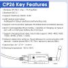 CP26 RS232 to Bluetooth Serial Adapter Industrial Wireless Bluetooth Communication Module to RS232 Converter, Change 232 Wired Device to Wireless (CP26 for Device) view 3