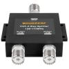 MOOKEERF VHF-2 Way Splitter for 136-174MHz HAM CB or VHF Radio 50 Ohm VHF Splitter with UHF Female (SO-239) Connector view 1