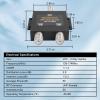 MOOKEERF VHF-2 Way Splitter for 136-174MHz HAM CB or VHF Radio 50 Ohm VHF Splitter with UHF Female (SO-239) Connector view 3