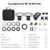 Godox 2x MF12 Compact Macro Flash with XproII Trigger for Sony Cameras, MF12-K2 2.4G 12W TTL Mini Flash 2-Light Kit with Built-in 3.7V/6.29W Battery, XproII-S Trigger Transmitter, Diffuser and Filters view 2
