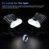 Godox 2x MF12 Compact Macro Flash with XproII Trigger for Sony Cameras, MF12-K2 2.4G 12W TTL Mini Flash 2-Light Kit with Built-in 3.7V/6.29W Battery, XproII-S Trigger Transmitter, Diffuser and Filters view 4