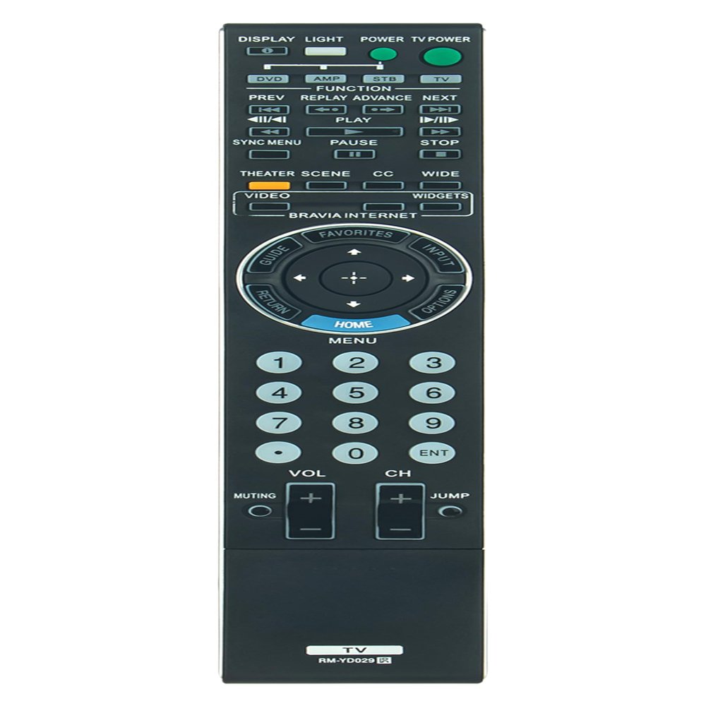 RM-YD029 Replace Remote Control fit for Sony BRAVIA XBR Series LCD TV KDL-52XBR10 KDL-40XBR9 KDL-40Z5100 KDL-46XBR9 KDL-46Z5100 KDL-52XBR9 KDL-52Z5100