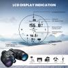 8X40 Binoculars 40mm Lens 1500m HD Bird Watching Waterproof Telescope with Rangefinder,Compass Hunting Binocular view 4