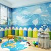3D Anti-Collision Padded Panels, Peel & Stick Headboard, Playroom & Nursery Sensory Wall Stickers (Yellow, 4) view 4