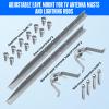 Adjustable Eave Mount for TV Antenna Masts and Lightning Rods view 4