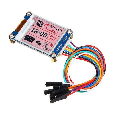 1.54 Inch E-Ink Screen Display e-Paper Module Red/Black/White SPI Support Partial Refresh for Arduino for