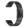 GUMMMY QuickFit Strap 26mm 22mm Titanium Metal Stainless Steel Bands For Garmin Fenix 6 6X Pro 5X plus Smart Band Bracelet Watchband (Color : Black, Size : 22mm Width) view 1