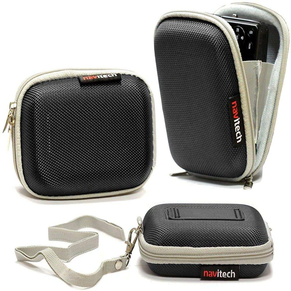 Navitech Black Shockproof Camera Case Compatible With Sony DSC-W330 Digital Camera