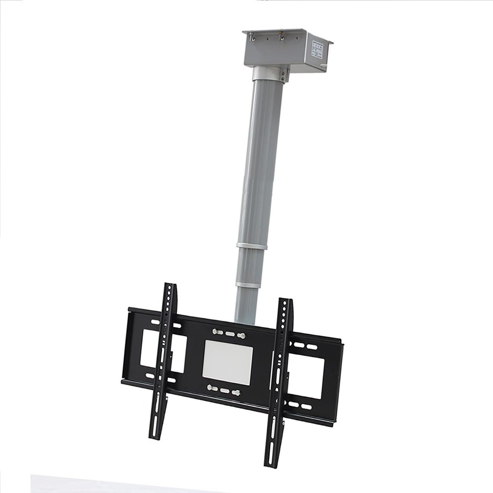 THEGA Electric TV Lift - Motorized Ceiling TV Mount, Fits 26-70 Inch Low Profile TVs TV Stand, Adjustable Height Electric TV Lift with Remote Control, Two Installation Methods (Size : 1000mm)