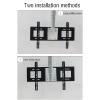 THEGA Electric TV Lift - Motorized Ceiling TV Mount, Fits 26-70 Inch Low Profile TVs TV Stand, Adjustable Height Electric TV Lift with Remote Control, Two Installation Methods (Size : 1000mm) view 3