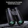 K&F Concept 12X50 Binoculars Telescope with Smartphone Adapter, Tripod Adapter, Cleaning Cloth, FMC Lens BAK4 Prism for Adults, HD Binoculars for Bird Watching Hunting Hiking Camping Travelling view 2
