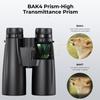 K&F Concept 12X50 Binoculars Telescope with Smartphone Adapter, Tripod Adapter, Cleaning Cloth, FMC Lens BAK4 Prism for Adults, HD Binoculars for Bird Watching Hunting Hiking Camping Travelling view 4