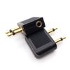 10pcs/lot Portable Aircraft Aviation Headset Conversion Plug 3.5mm Aircraft Audio Adapter Gold Plated Male to Female Converter view 4