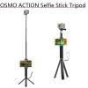 ELBFAE Self-Timer Extension Rod Pole Tripod Selfie Stick Stand Bracket for DJI Osmo Action Phone Mount Sports Camera Accessories view 2