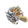 100pcs/lot 4 Pins RJ11 PCB Mounting Type RJ11 4P4C Modular Telephone Adaptors Connectors Jack with Cable 616E-4P4C 150mm Length view 2