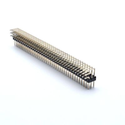 10pcs Three Row Male 2.54MM Pitch Right Angle Pin Header Connector Strip 3X40PIN 40PIN for PCB Board ARDUINO