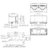 20pcs/Lot Network Socket 1x2 Vertical RJ45 Socket 5224-8P8C 1x2 Shielded 180 Degree view 3