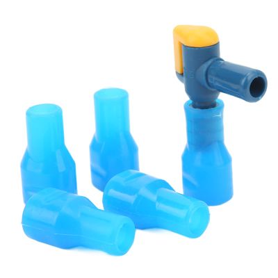 HERCHR Hydration Pack Bite Valve, Food Grade Silicone Bite Valve Replacement Mouthpieces with Bent Shutoff Valve for Hydration Pack Water Backpack
