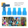 HERCHR Hydration Pack Bite Valve, Food Grade Silicone Bite Valve Replacement Mouthpieces with Bent Shutoff Valve for Hydration Pack Water Backpack view 3