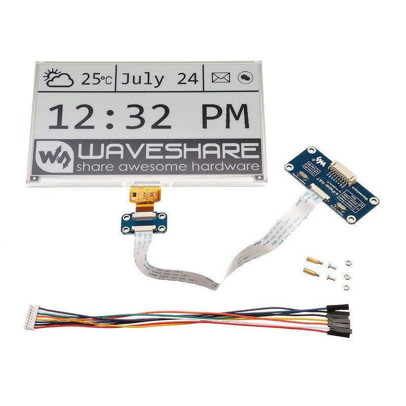 7.5 Inch E-Ink Screen Module e-Paper Display SPI Interface for Arduino for